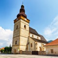 Church in village Stitnik Royalty Free Stock Photo