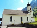 Church in the village Weisstannen