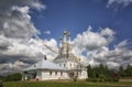 Church of the Virgin Hodegetria in sunny day, Vyazma, Russia