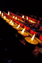 Church - Votive Candles Royalty Free Stock Photo