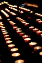 Church Votive Candles Royalty Free Stock Photo