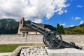 Church and the War Cannon - Pinzolo Trento Italy