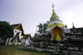 Church wat Thai Lanna Royalty Free Stock Photo