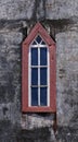 Church window in Serro, Minas Gerais, Brazil Royalty Free Stock Photo