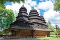 Church of the Wisdom of God from Kryvka village at Museum of Folk Architecture and Rural Life in Lviv, Ukraine