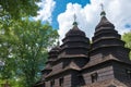 Church of the Wisdom of God from Kryvka village at Museum of Folk Architecture and Rural Life in Lviv, Ukraine