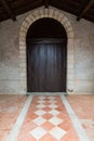 Church wooden door Royalty Free Stock Photo