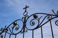 Church Wrought Iron Fence Royalty Free Stock Photo