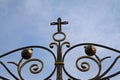 Church Wrought Iron Fence Royalty Free Stock Photo