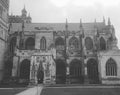 Church yard old history black and white