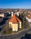 Church in Zalaegerszeg, called Maria Magdolna templom Royalty Free Stock Photo