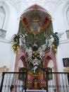Church Zelena Hora, Main Altar, UNESCO Royalty Free Stock Photo