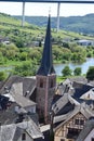 church of ÃÅrzig below HochmoselÃÂ¼bergang Royalty Free Stock Photo