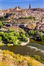 Churches Cathedral Medieval City Tagus River Toledo Spain Royalty Free Stock Photo