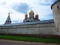 Churches and cathedrals of Mozhaysk. Orthodox architecture of an ancient Russian city. Royalty Free Stock Photo