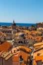 Rooftops in Dubrovnik, Croatia Royalty Free Stock Photo