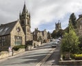 Churches on main road at Pateley Bridge,North Yorkshire, England, UK. Royalty Free Stock Photo