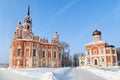 Churches in Mozhaysk kremlin in winter Royalty Free Stock Photo