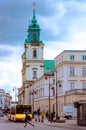 Holy Cross church, Warsaw, Poland Royalty Free Stock Photo