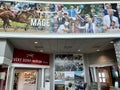 The front entrance lobby in Kentucky Derby museum Royalty Free Stock Photo