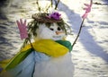 Churchlady snowman