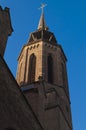 Churchtower with weathervane