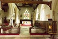 Churchyard at Godshill village church Isle of Wight Royalty Free Stock Photo