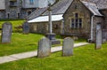 The churchyard of St Michael the Archangel Church. Lyme Regis. West Dorset. England