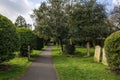 Churchyard of St. Marys Church in Maldon, Essex