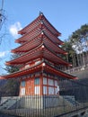 Chureito Pagoda Chilling at Sunset