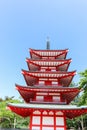 Chureito Pagoda in Summer Royalty Free Stock Photo