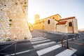 Churh in Antibes village Royalty Free Stock Photo