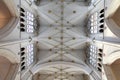 Churh interior, york minster ornate ceiling Royalty Free Stock Photo