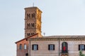 Churh tower by Basilica di Santa Francesca Romana