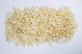 Churmure or murmure or moori, Puffed rice, food ingredient. Traditional food isolated on background Royalty Free Stock Photo