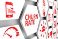 CHURN RATE concept cell background