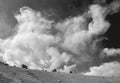 Churning Clouds, in Black and White