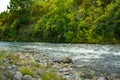 Churning water of Tongariro River Royalty Free Stock Photo
