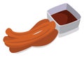 Churro food, illustration, vector