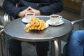 Churros with chocolate