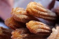 Churros with cinnamon and sugar in Mexico