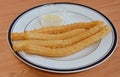 Churros Spanish deepfried dough stick