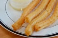 Churros Spanish deepfried dough stick