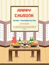 Chuseok banner design background Royalty Free Stock Photo