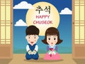 Chuseok or Hangawi Korean Thanksgiving Day