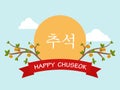 Chuseok or Hangawi Korean Thanksgiving Day