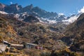 Chutanga village in Mera peak climbing in Himalaya mountains range, Nepal