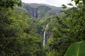 Chute du Carbet - The waterfalls group inside a tropical forest located in Basse-Terre, Guadeloupe