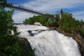 Chute Montmorency waterfall Royalty Free Stock Photo