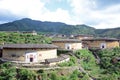 Chuxi Tulou cluster Royalty Free Stock Photo